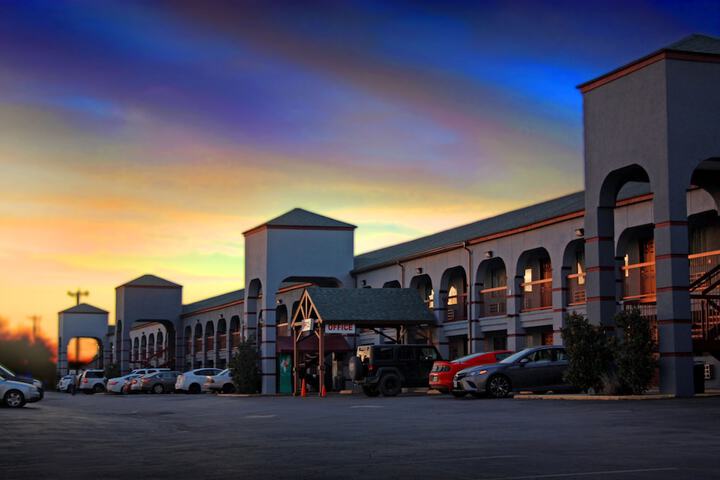 Front of property - evening/night