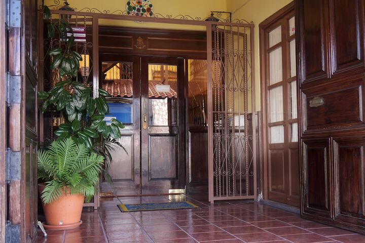 Interior entrance