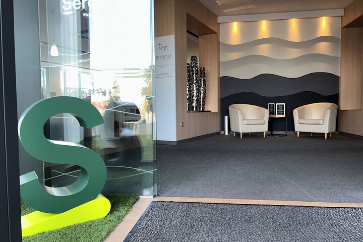 Interior entrance