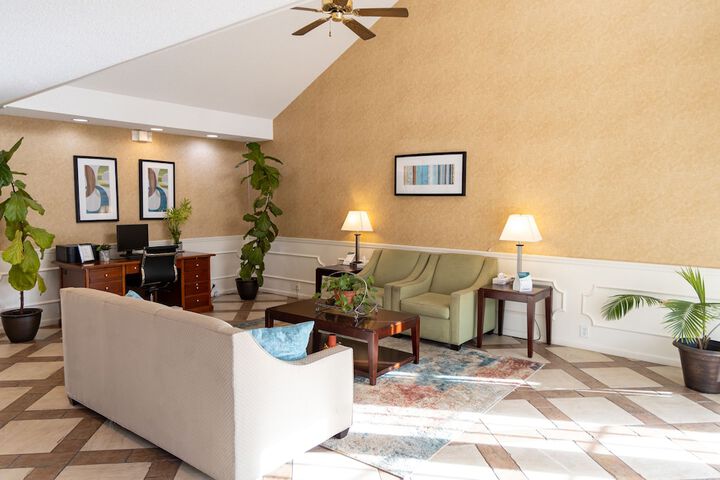 Lobby sitting area