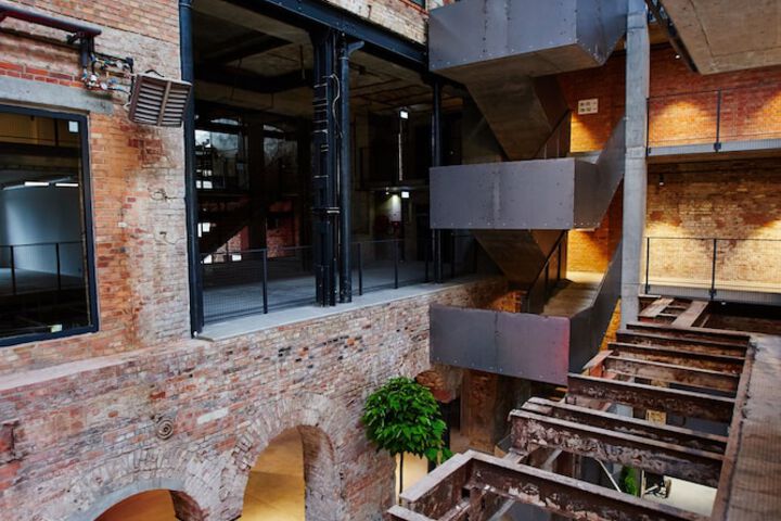 Interior entrance