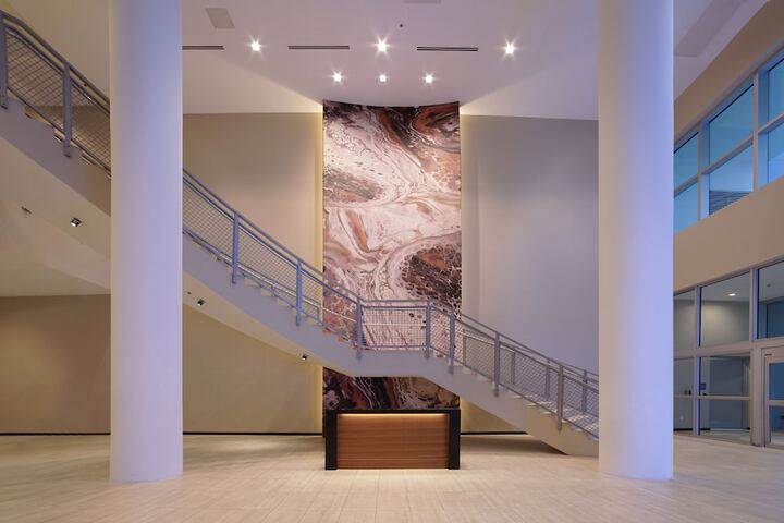 Interior entrance