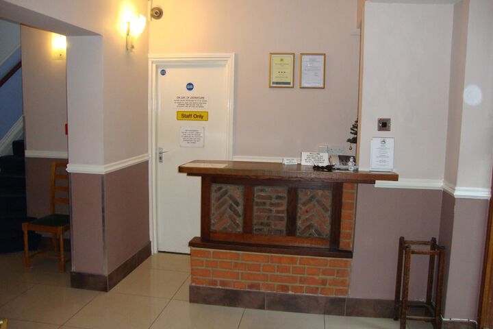 Interior entrance