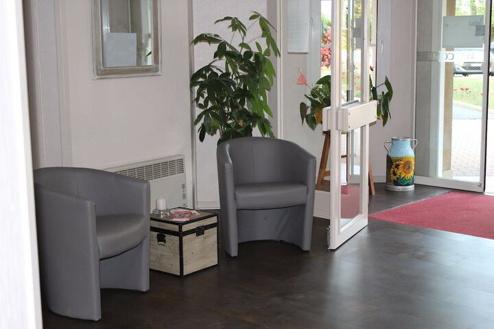 Interior entrance