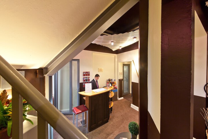 Interior entrance
