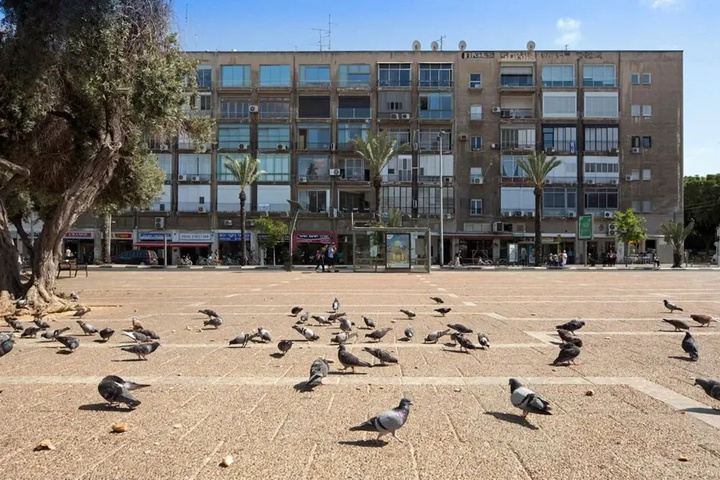 Exterior of Inspiring Rabin Square Penthouse Museum