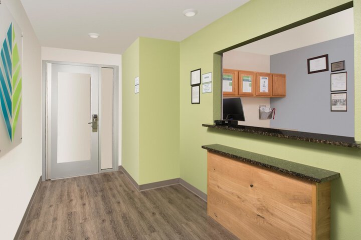 Interior entrance