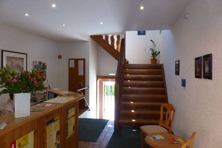 Interior entrance