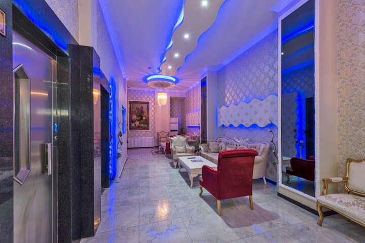 Interior entrance