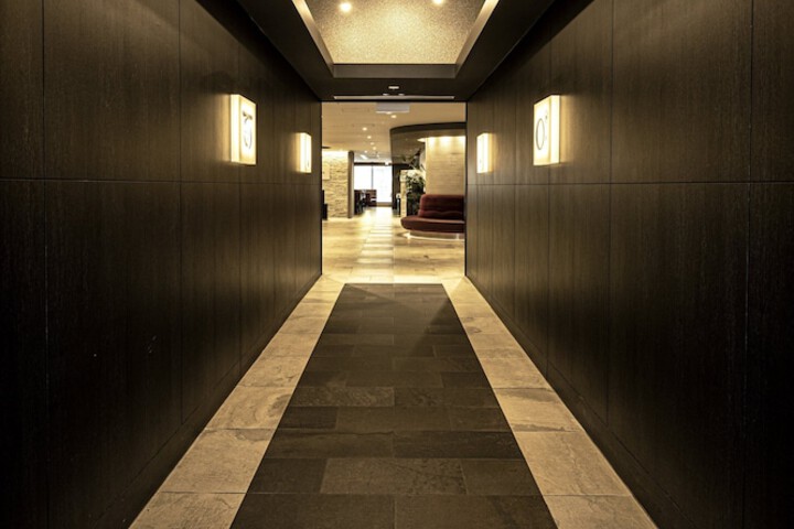 Interior entrance