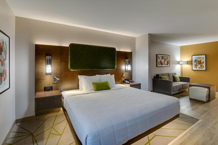 1 King Bed Pillow Top Mattress 2 Flat Screen Tvs Microwave and Refrigerator Sitting Area Sofa Full Breakfast (1 of 22)