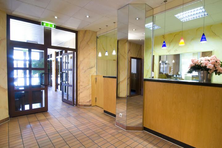 Interior entrance