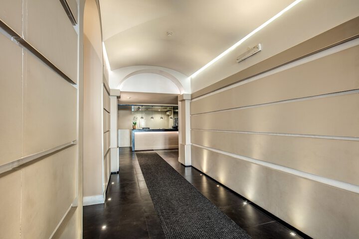 Interior entrance