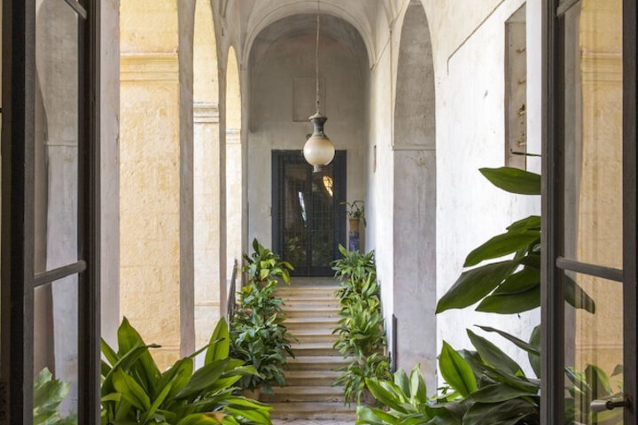 Interior entrance