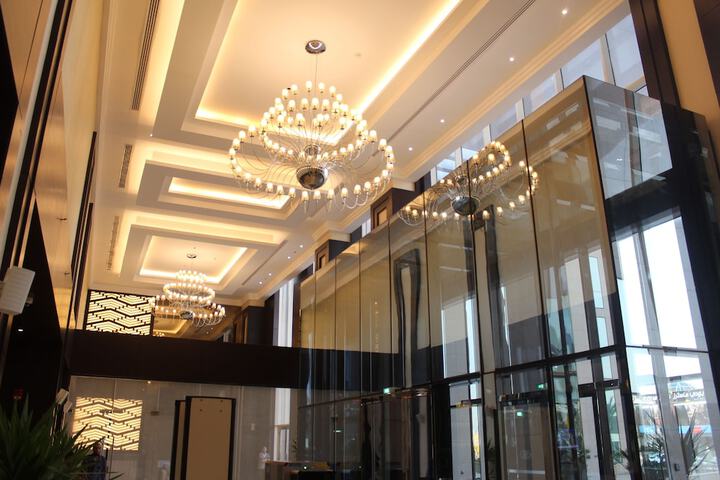 Interior entrance