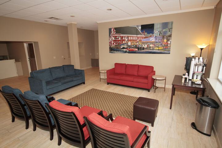 Lobby sitting area