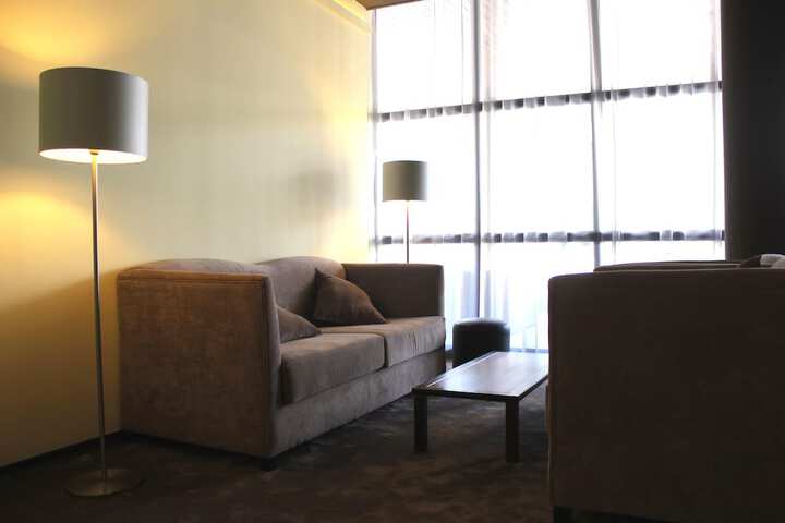 Lobby sitting area