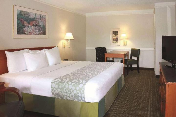 1 King Bed Mobility Hearing Accessible Room Bathtub with Grab Bars (3 of 14)