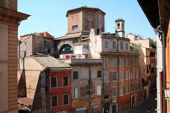 Exterior of Portico dOttavia by the River