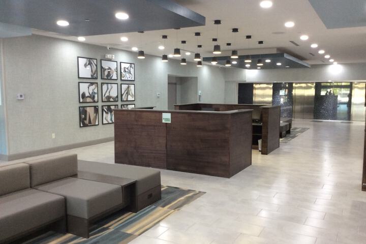 Lobby sitting area
