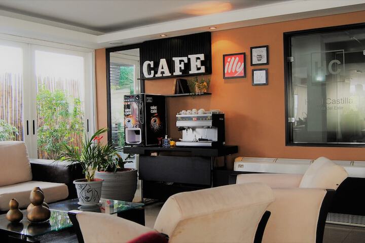Lobby sitting area