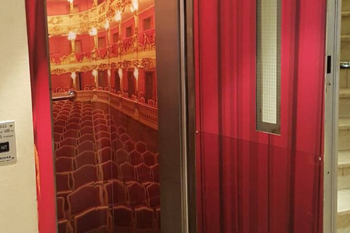Interior entrance