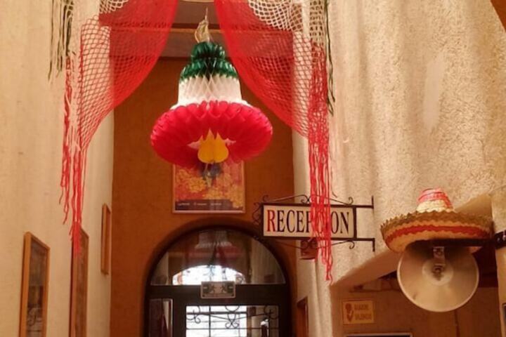 Interior entrance