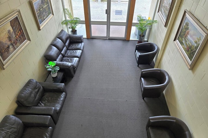 Interior entrance