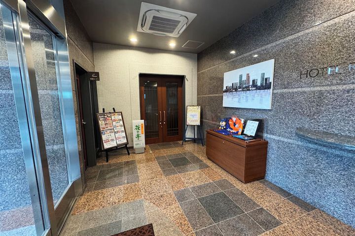 Interior entrance