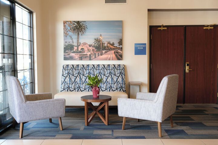 Lobby sitting area