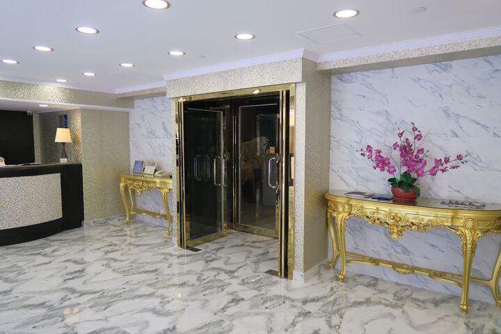 Interior entrance