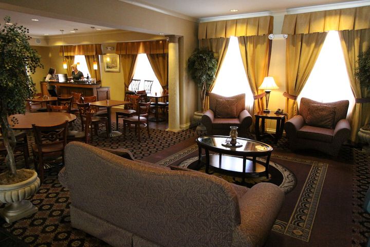 Lobby sitting area