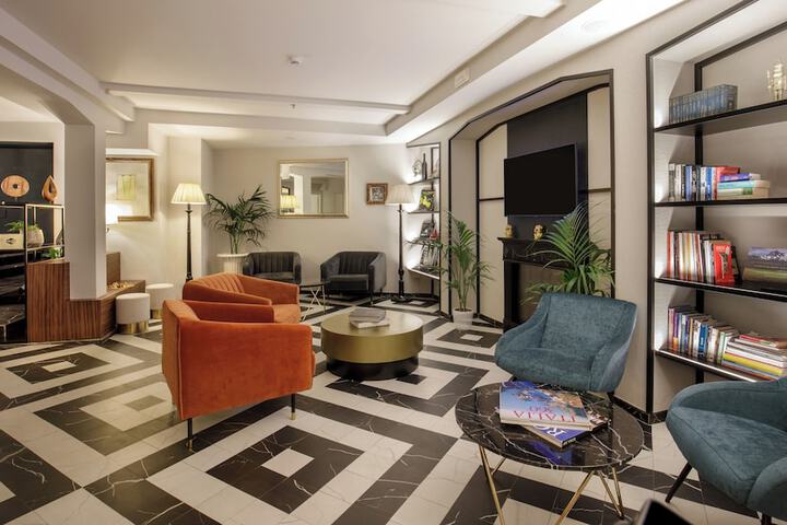 Lobby sitting area