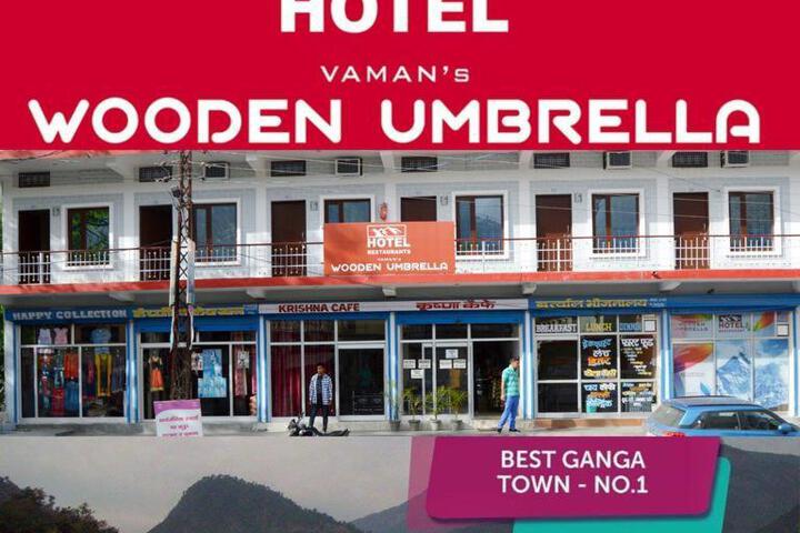 Hotel Wooden Umbrella