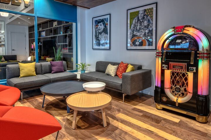 Lobby sitting area