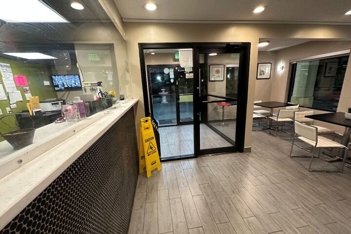 Interior entrance