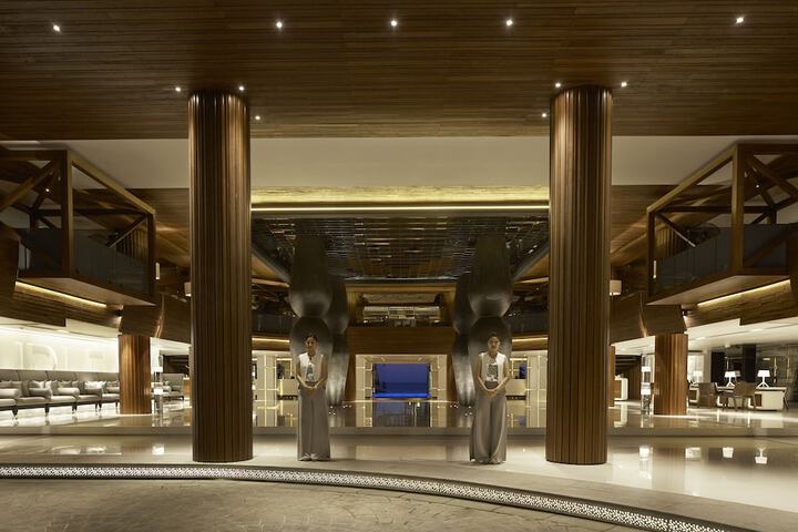 Interior entrance
