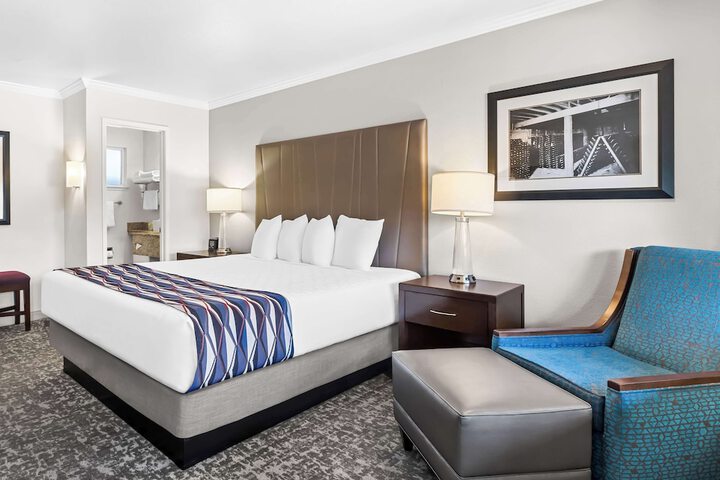 1 King Bed Larger Room, Microwave, Refrigerator High Speed Internet Accessible (8 of 18)