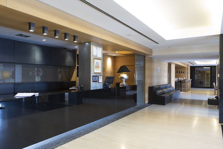 Interior entrance