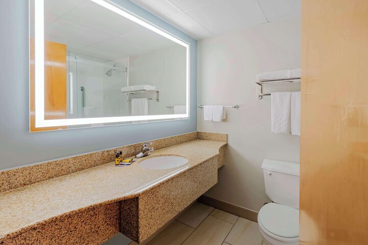 1 King Bed Microwave, Refrigerator Shower Only Full Breakfast (10 of 12)