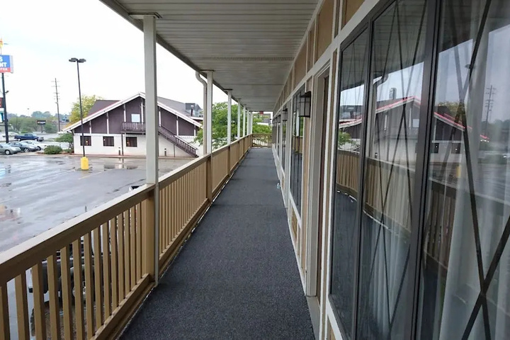 outside