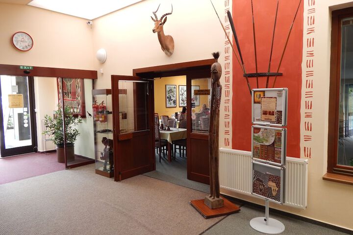 Interior entrance
