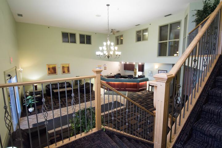 Interior entrance