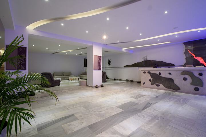 Interior entrance