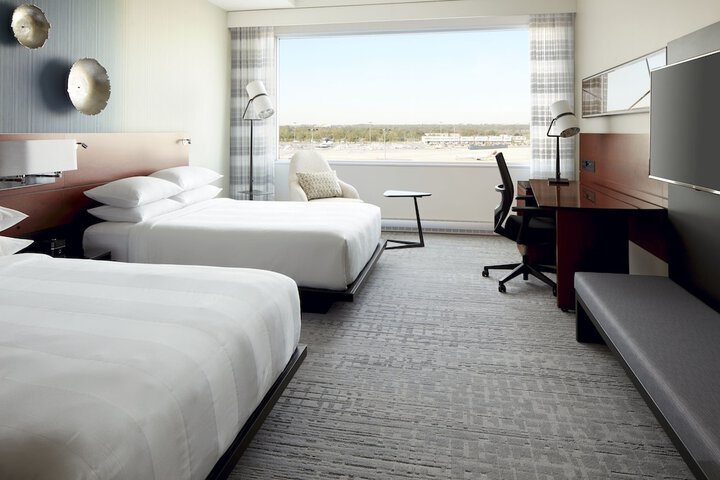 Guest Room 2 Queen Beds Runway View (3 of 10)