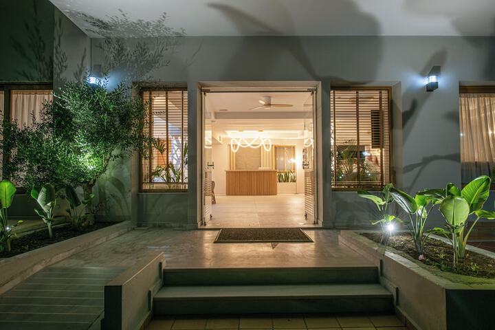 Interior entrance