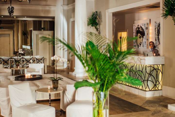 Lobby sitting area