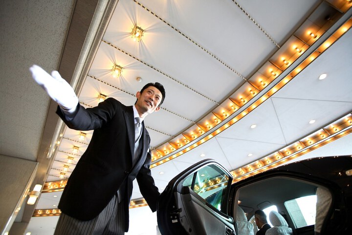Interior entrance