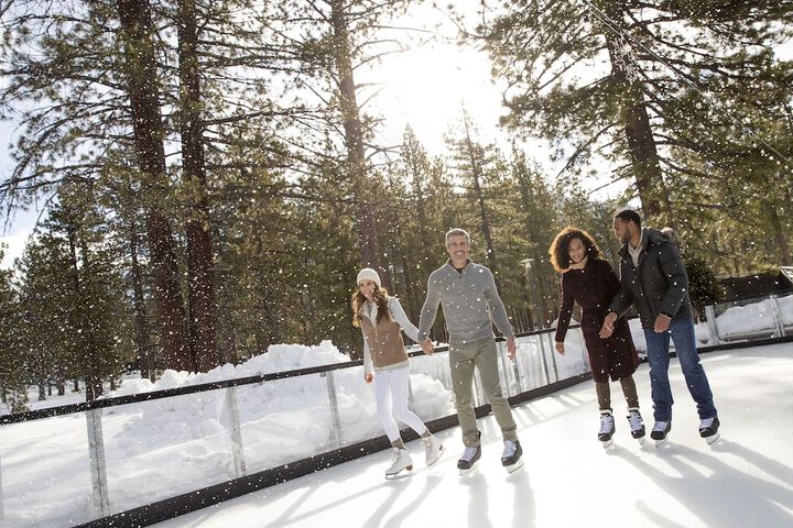 Ice skating