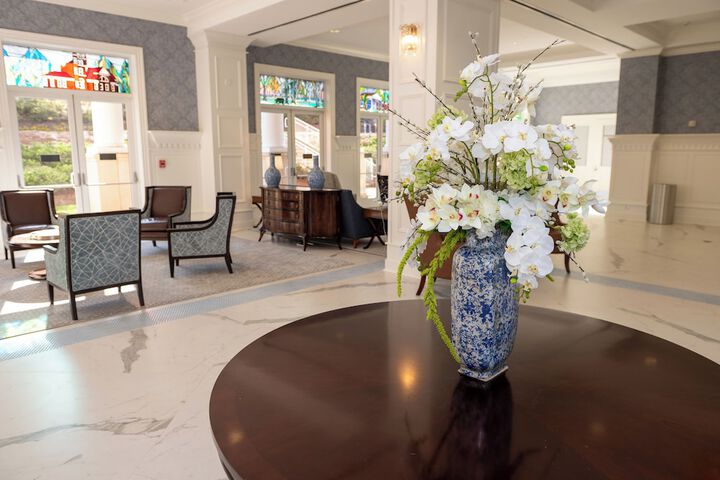 Lobby sitting area